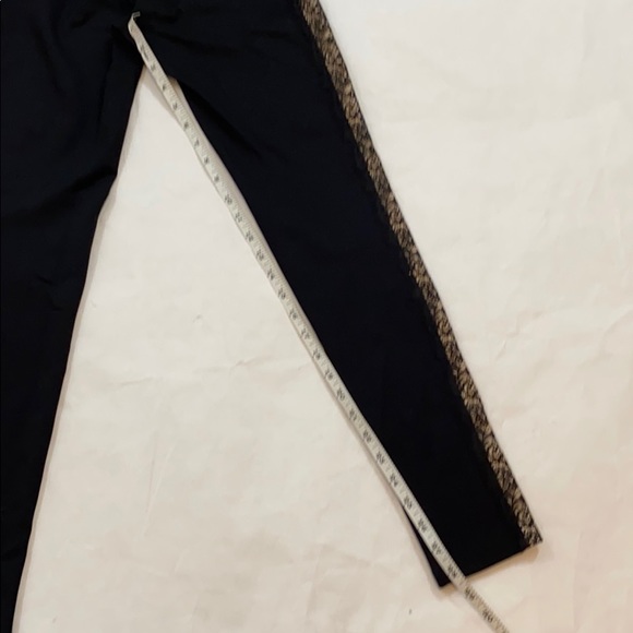 Sandro black leggings with lace side panels sz 1 - Picture 7 of 7